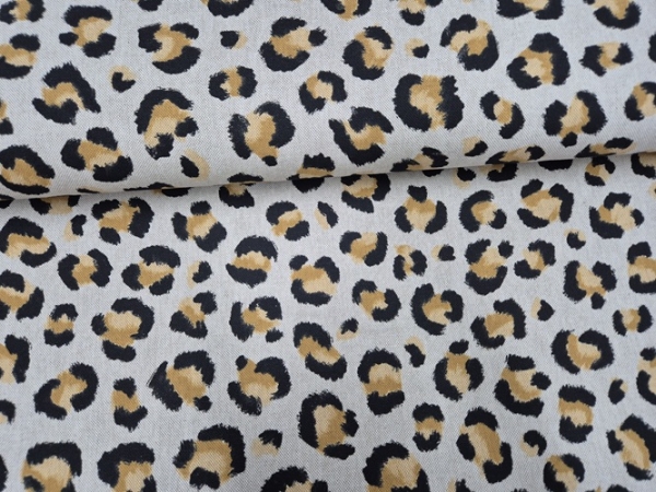 Deko-Stoff- Leopard